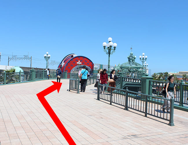 ディズニーランドから舞浜駅まで①