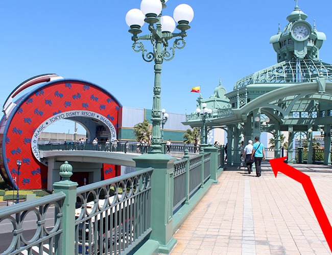 ディズニーランドから舞浜駅まで①