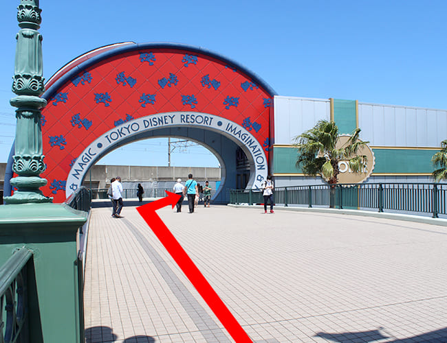 ディズニーランドから舞浜駅まで①