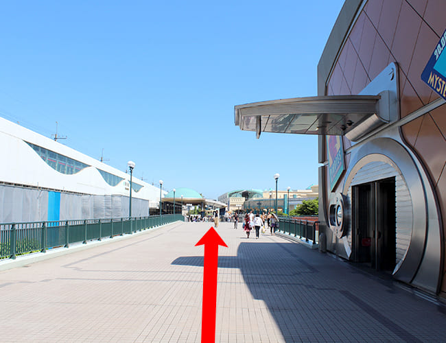 ディズニーランドから舞浜駅まで①