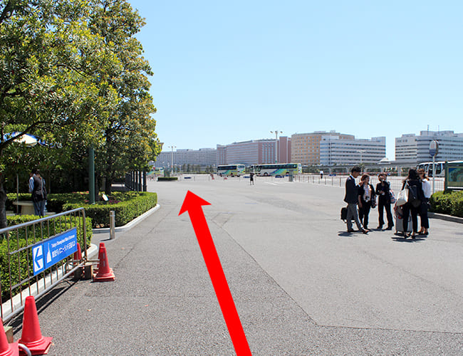 ディズニーランドからバス乗り場まで⑨